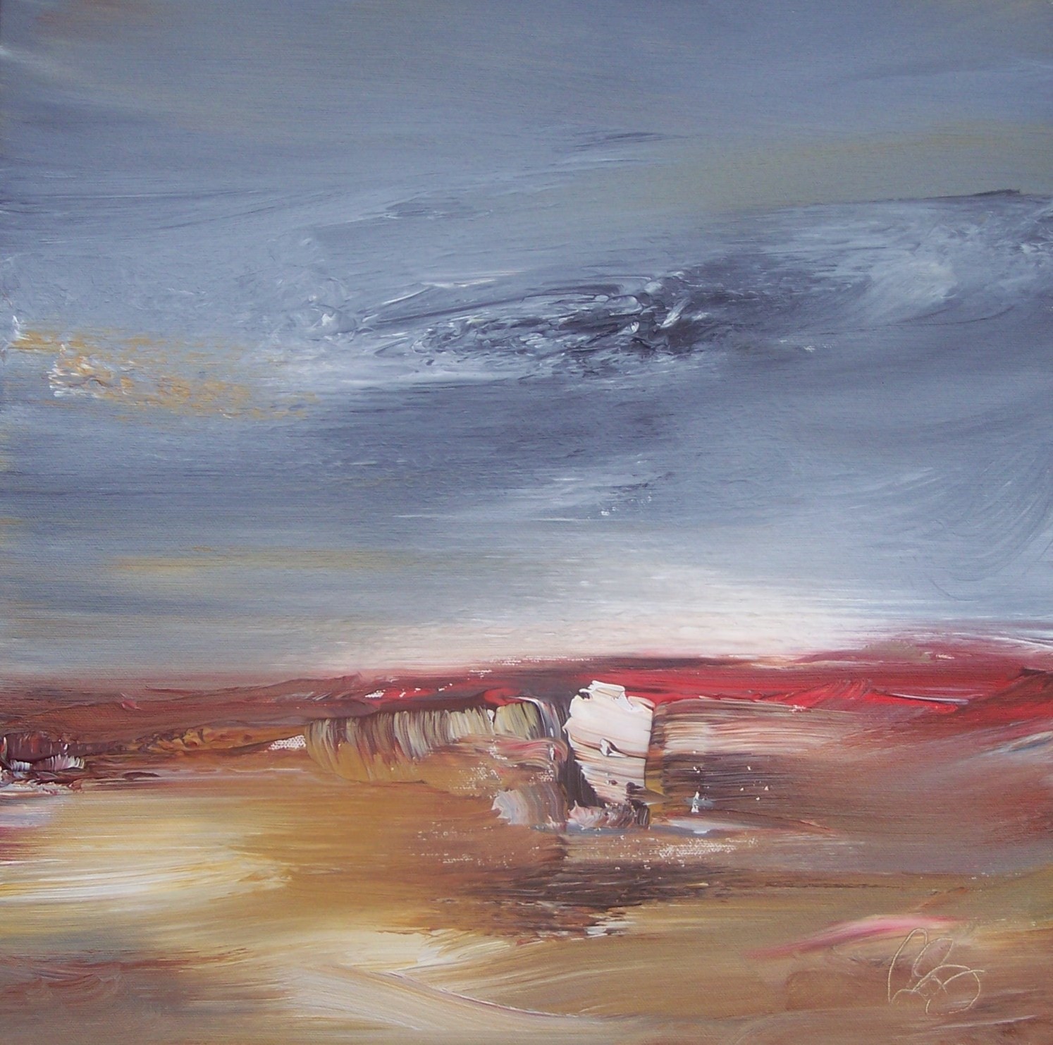 'clouded dunes' by artist Rosanne Barr